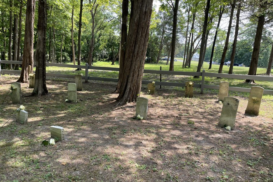 long overlooked cemetery on the grounds of Hudson Correctional Facility